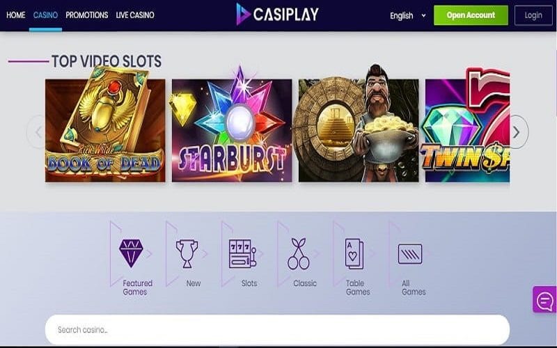 Casiplay Casino online casino view slots game