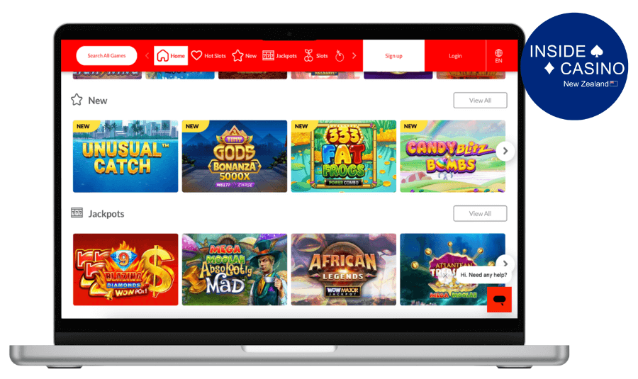 new games at red spins nz