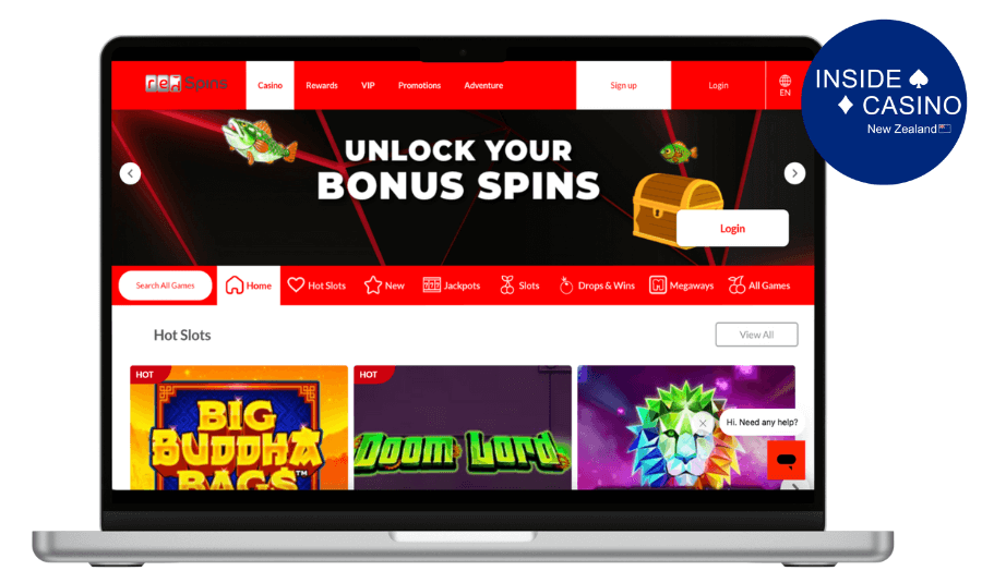 red spins casino homepage nz